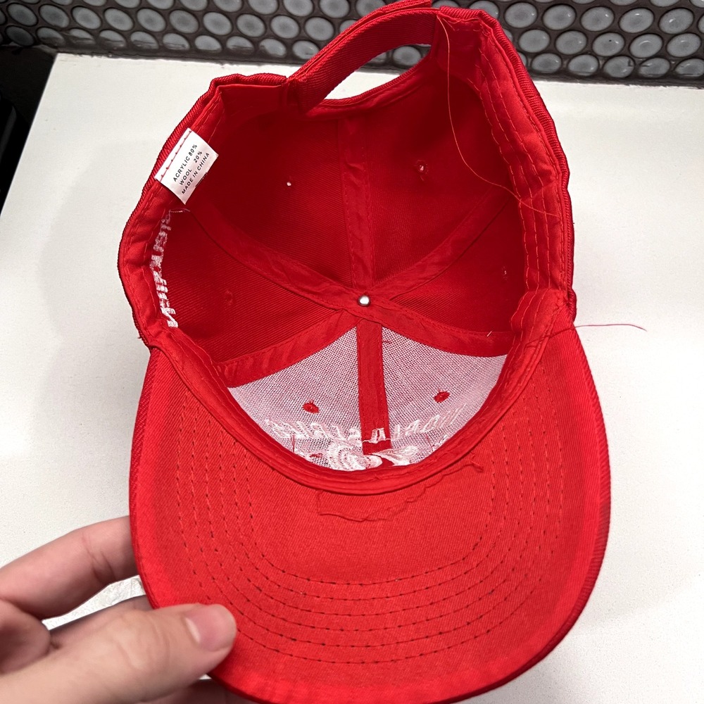 Washington Nationals Hat Cap Red Strap Back MLB Mens Baseball - Picture 6 of 9